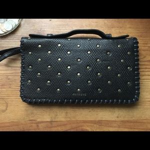 Anine Bing Leather Clutch